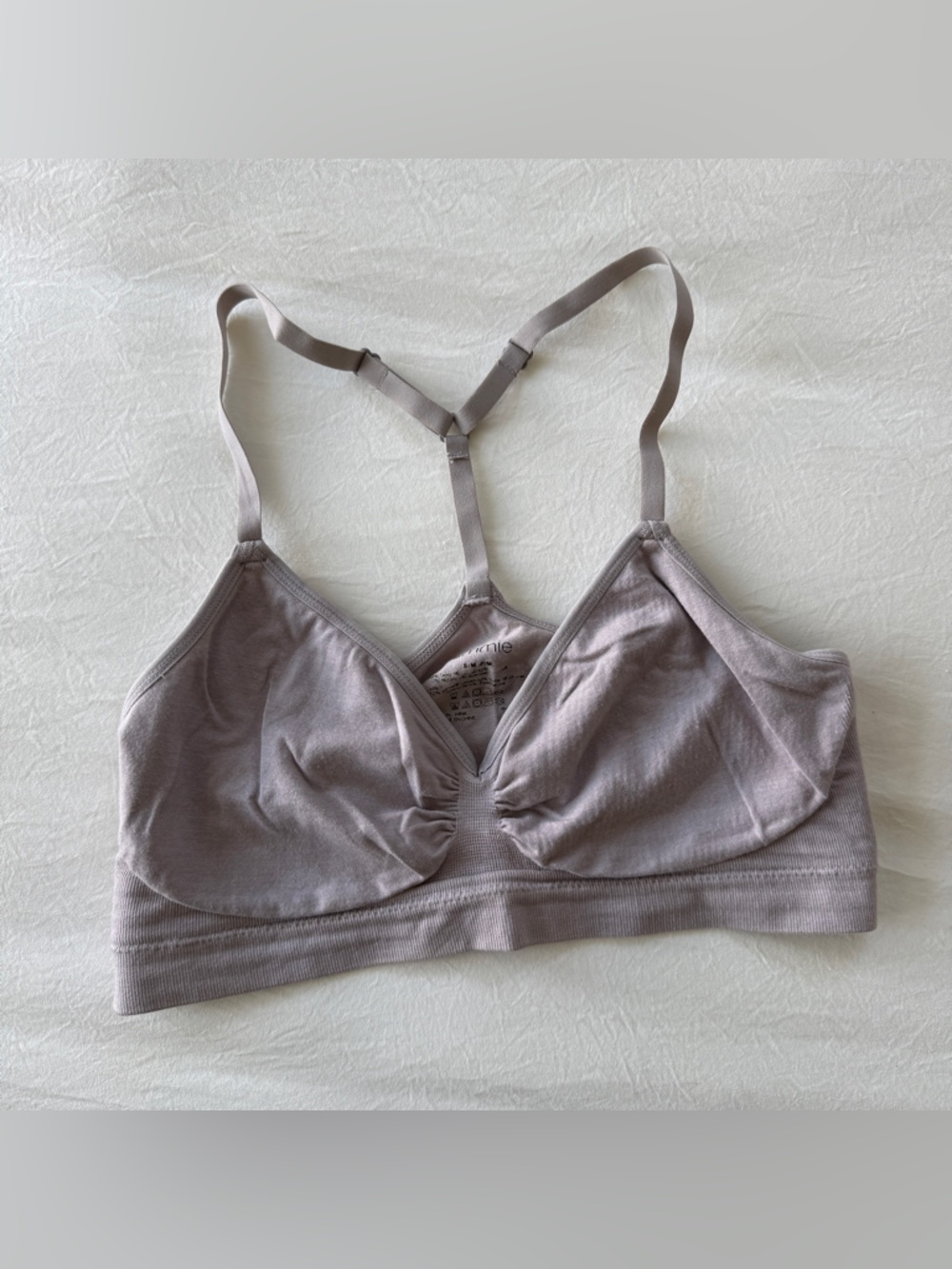 Yummie Ellie T-Back Bralette in Lilac